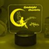 Picture of Fairy moon personalised child’s night light.