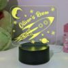 Picture of Rocket Ship personalised child’s night light