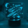 Picture of Rocket Ship personalised child’s night light